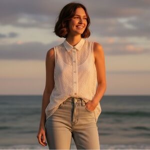 Les Petites lace top